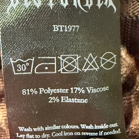 Disturbia Milo Check Button Down Midi Skirt - Picture 9 of 10